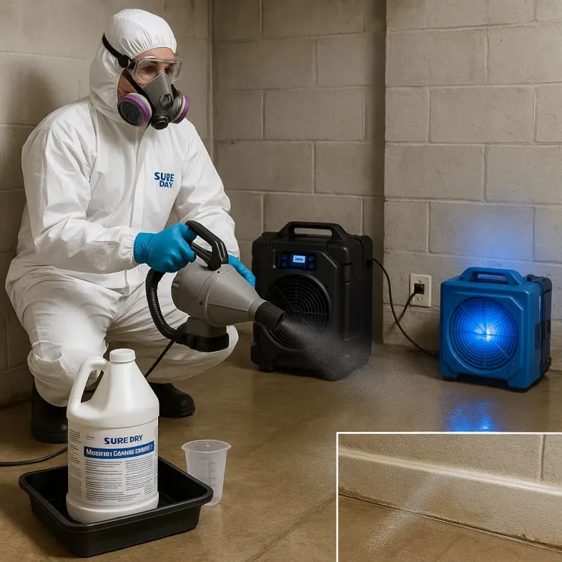 Sanitization and Odor Removal process in Fairfield Harbour, NC