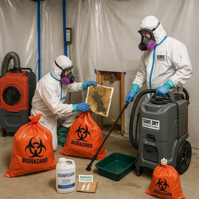 Contaminated Water Handling Protocols process in Fairfield Harbour, NC